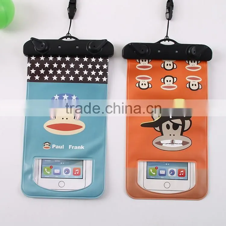 2016 new arrival Swimming drifting sea mobile phone silica gel compass waterproof bag