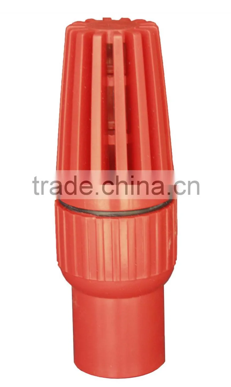 PVC Foot valve with spring for Industrial