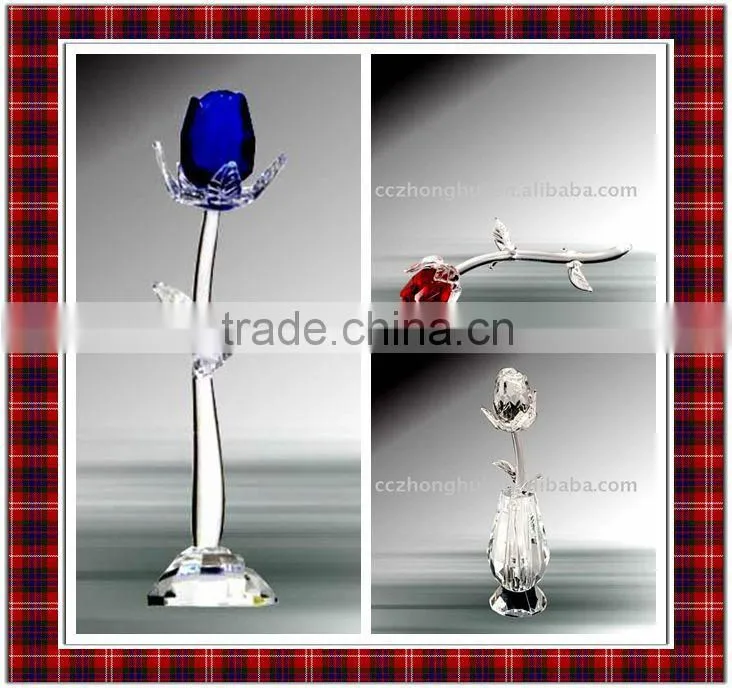Crystal flower for business gifts
