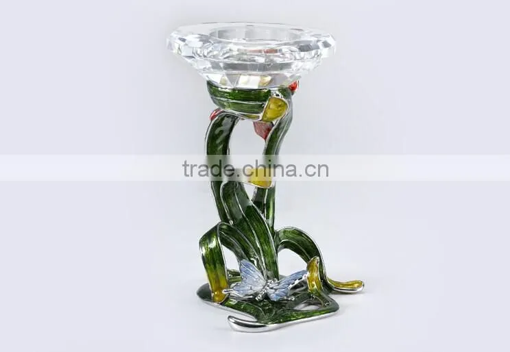 RORO Chanson orchid pewter craft gift candle holder