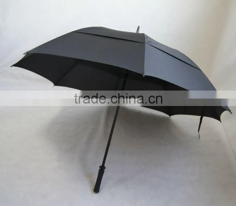 30" golf umbrella, double layer, windproof