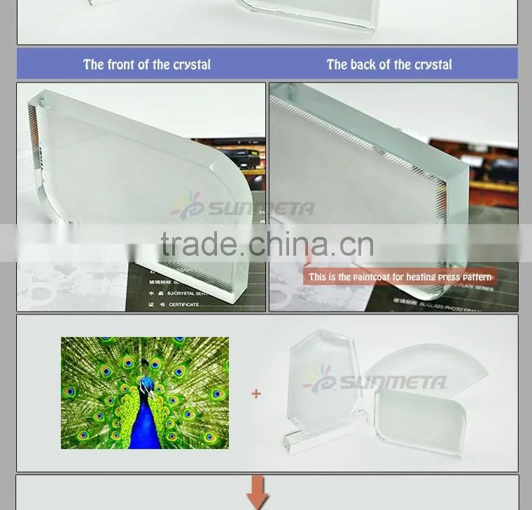 Sublimation Photo Crystal For Weddings Decorating