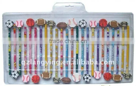 Xmas pencil eraser sets