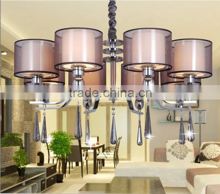 Elegant topper aluminum pendant lamp hat chandelier lighting