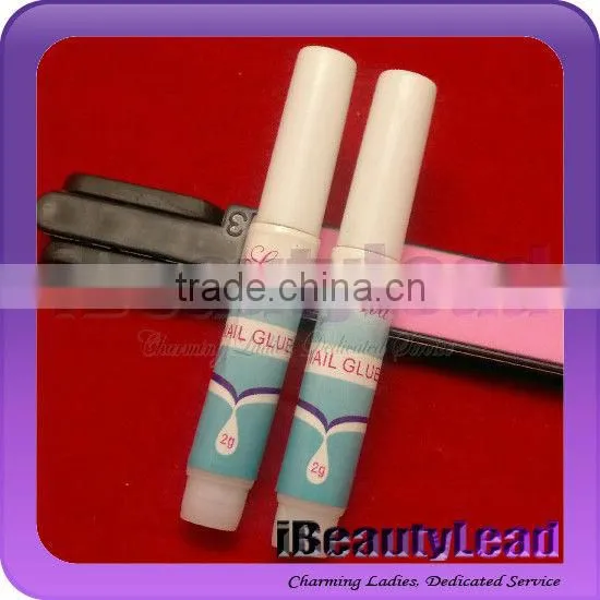 clear nail glue with small bottle 2g