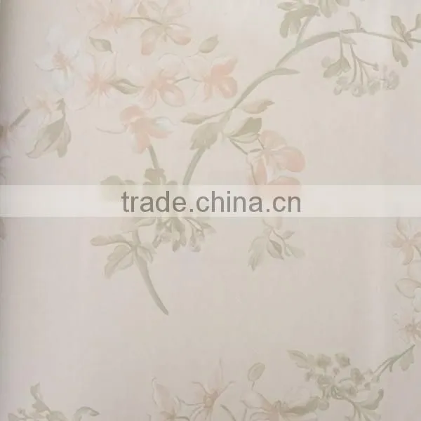 non woven Hot sale flower garden artificial Wallpaper