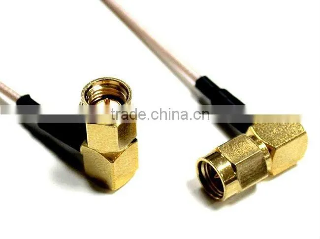 SMA M R/A Crimp for RG174/RG316 RF connector coaxial connectors