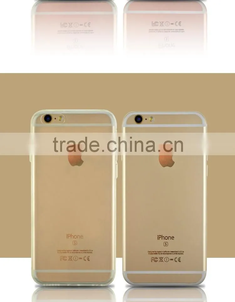 Clear Case Thin Silicone Soft TPU Transparent Cover for iphone 6