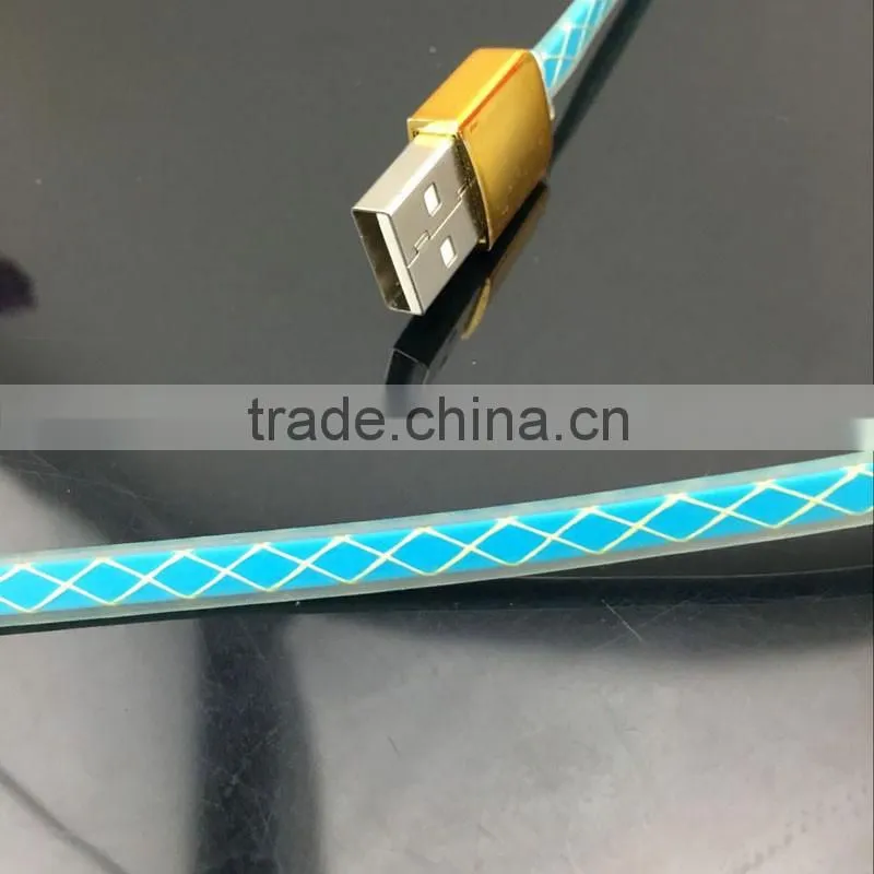 New stylish cable 2 in 1 multi-function charging cable for samsung galaxy j6