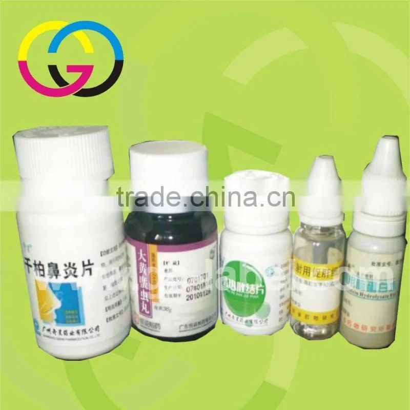 BOPP adhesive label tyre sticker waterproof sticker