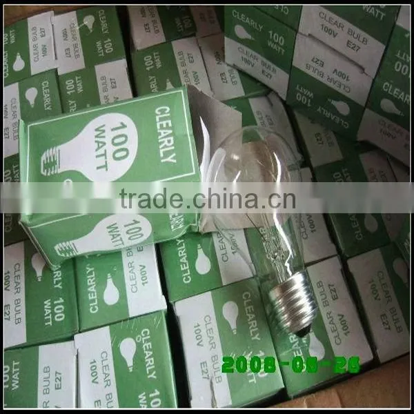E27 B22 40W 60W 75W 100W incandescent standard frosted bulb