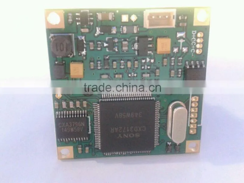 good vision cctv camera CCD board 600TVL with cctv camera module with 3.6mm lens