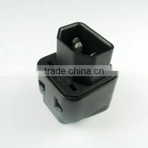 Power converter adapter Universal to IEC C14 male plug adapter converter charger, computer adapter CE WDI-320