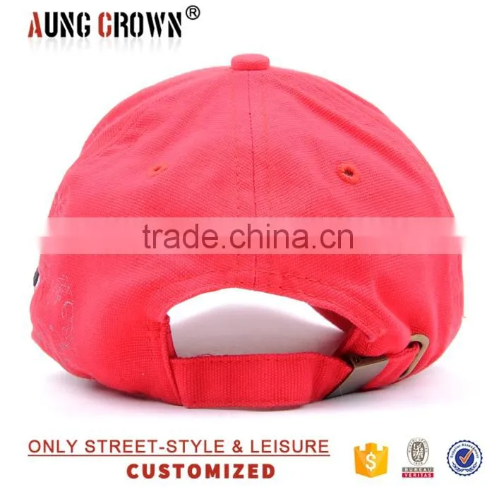 design cotton embroidery baseball cap logo