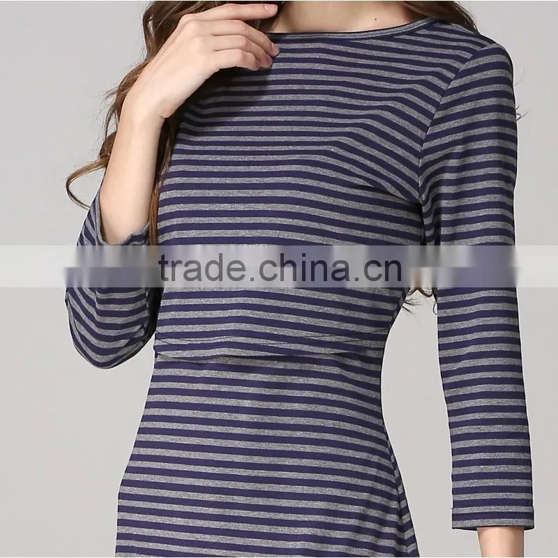 Newest style sexy women breastfeeding baby feeding sleepwears dress