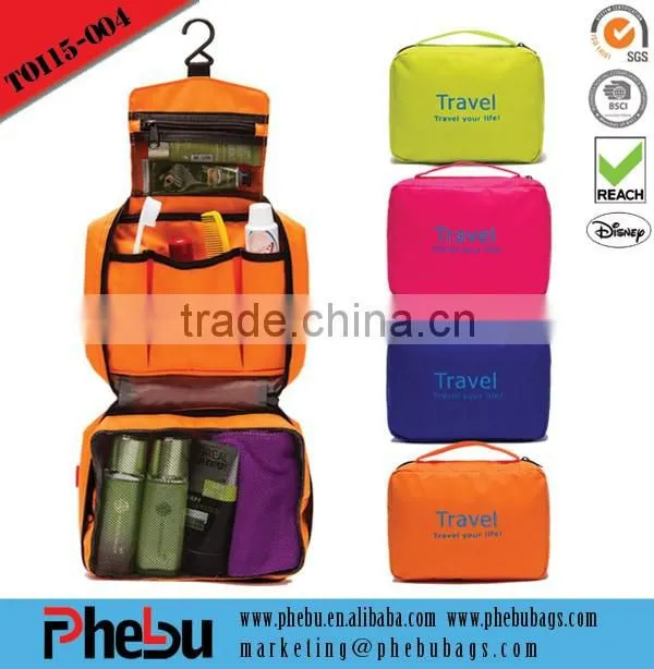 2016 camouflage Travel toiletry bag for mens with handle (TOI16-001)