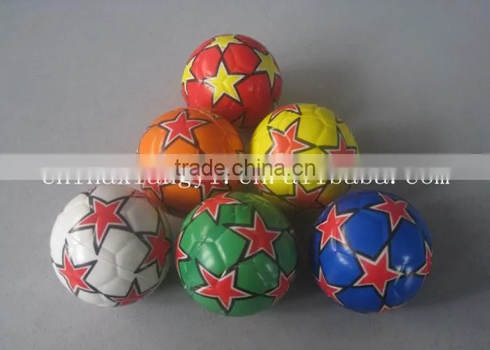 Star football High quality children toy balls Soft anti stress ball,PU foam Ball