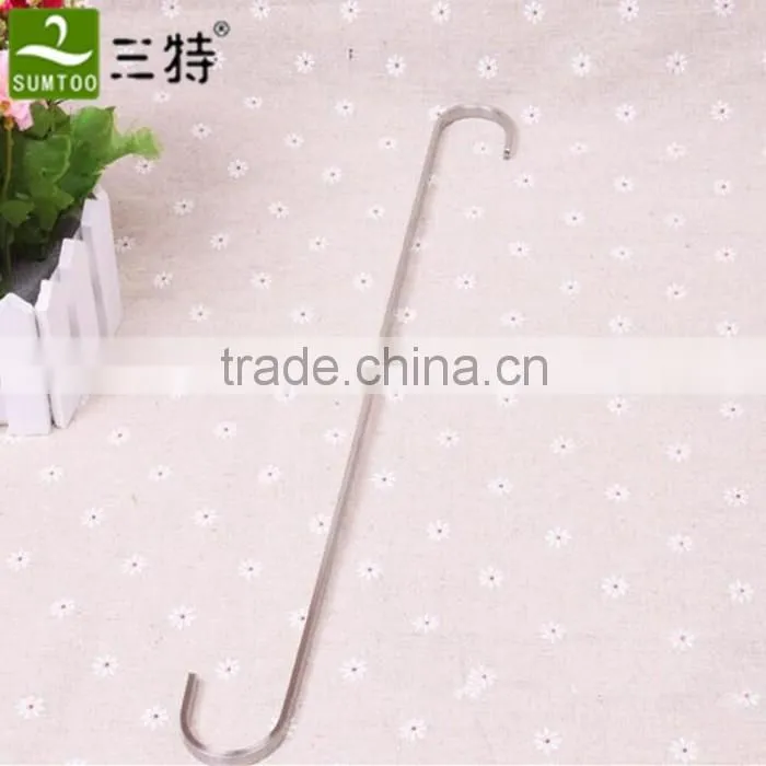 metal S-shaped flat hook for clothing shop
