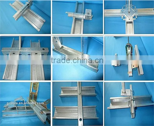 Good sell building material/gi stud track channel /metal steel framing with factory price.