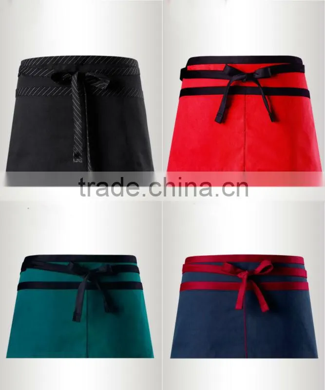 pencil patch two sections blank waiter hotl staff uniform apron