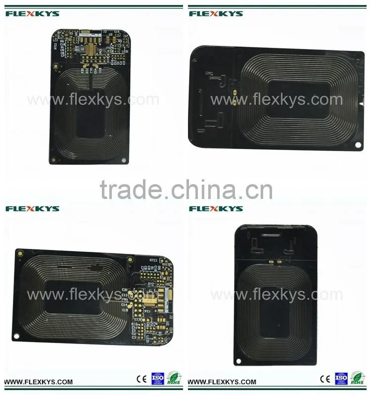 Black cover flex FPC flexible printed circuit cable with connector