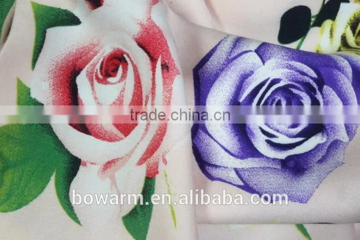 Rayon Satin Printed Fabric