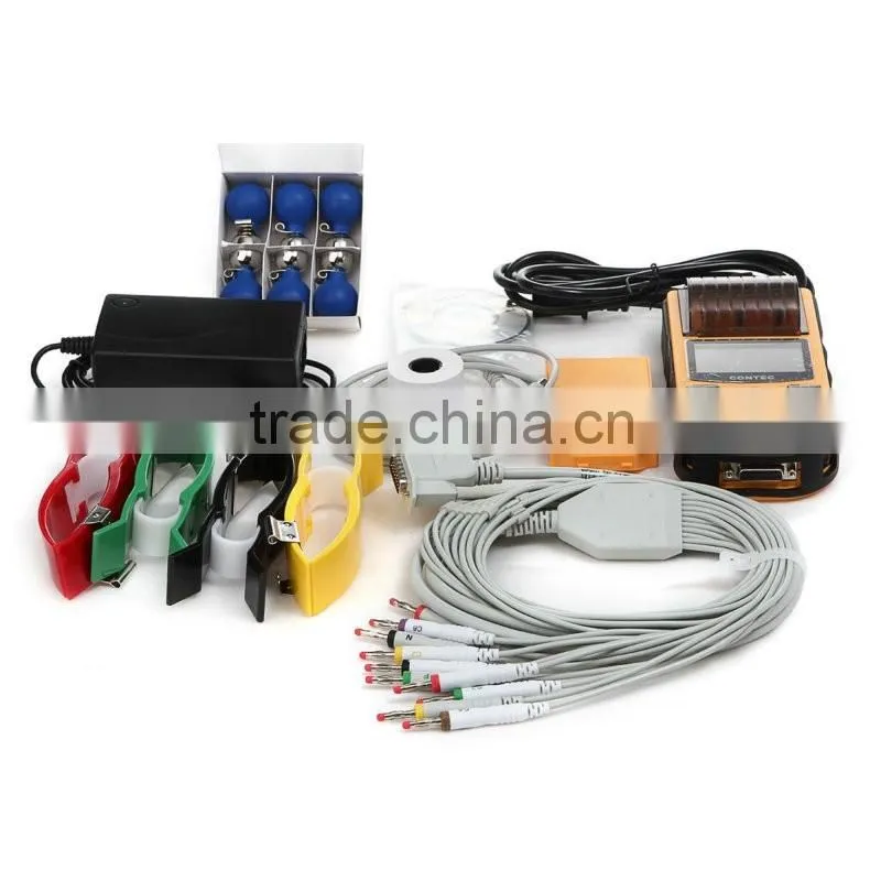 Cheap Price of CE&ISO One Channel Veterinary/VET Portable Electrocardiograph ECG Machine EKG Machine Price EKG-80V-Shelly