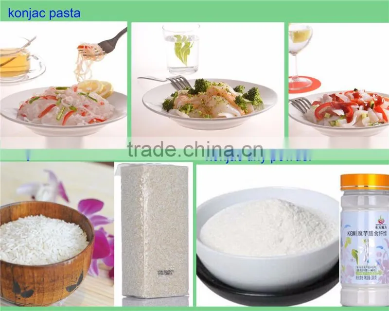 konjac powder jum konjac dietary konjac noodles meal supplement