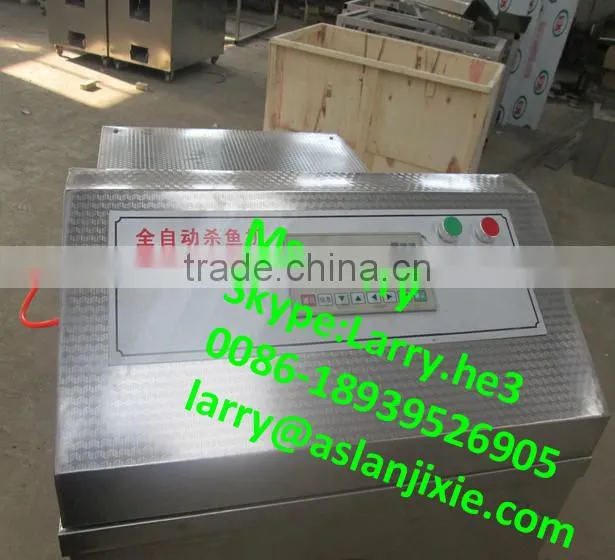 fish descaler/automatic fish fillet machine/fish killing gutting cleaning machine