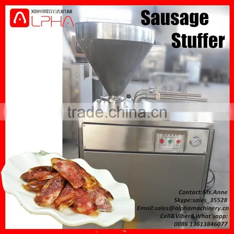 High quality!Sausage making machine/sausage stuffing machine/hydraulic sausage stuffer