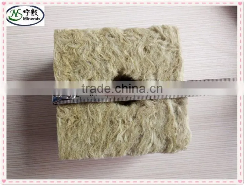 Rock Wool starter cube hydroponic rockwool for lettuce growing box, vertical garden