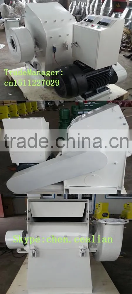 Chengda factory supply directly 22kw 800-1100kg/h output hammer mill tree branch crusher