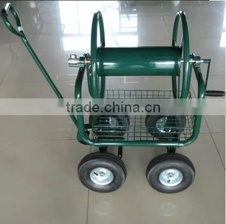 400ft.x5/8-inch Garden Hose Reel Cart With Basket TC4719