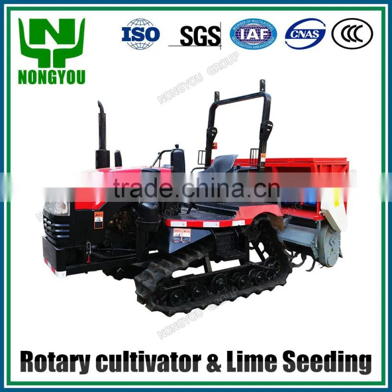Chinese Oem Tractor Rotary Tiller Farm Rotary Tiller Low Price Farm Rotary Tiller Cultivator With Lime And Fertilizer Spreader 2