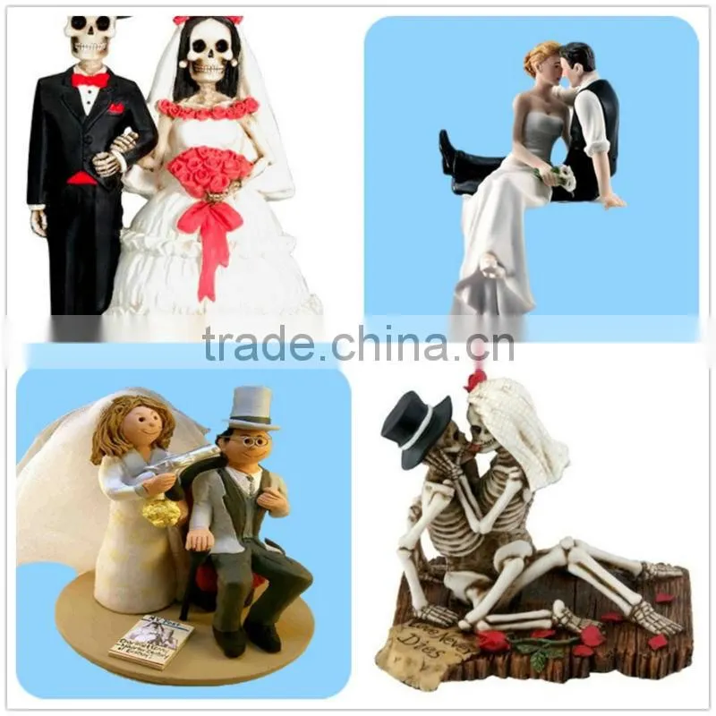 Funny Bear Wedding Cake Topper Decoration Whlesale