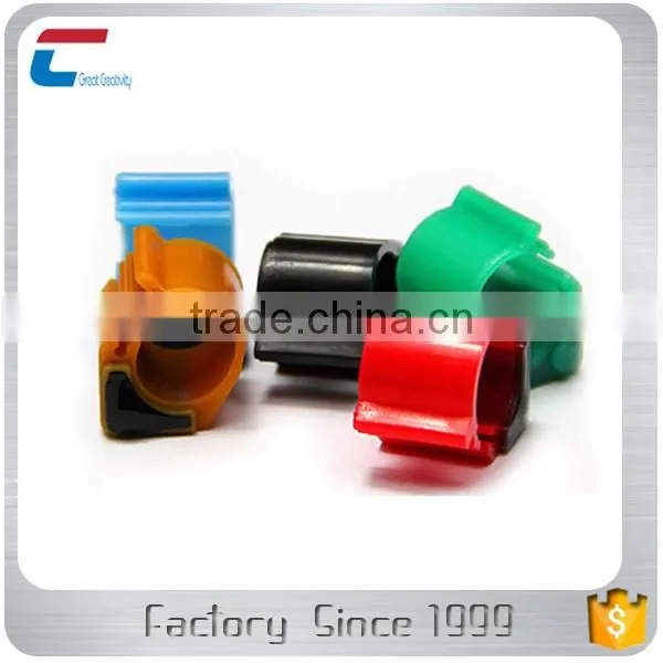 LF 125khz /134.2khz ABS material rfid animal tags for chicken pigeon tracking