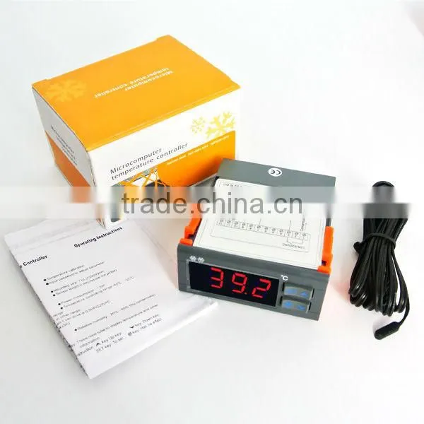 Digital Mini Microcomputer Temperature Controller -40~120 degree C Range + 2M Wire Length + NTC Sensor Type
