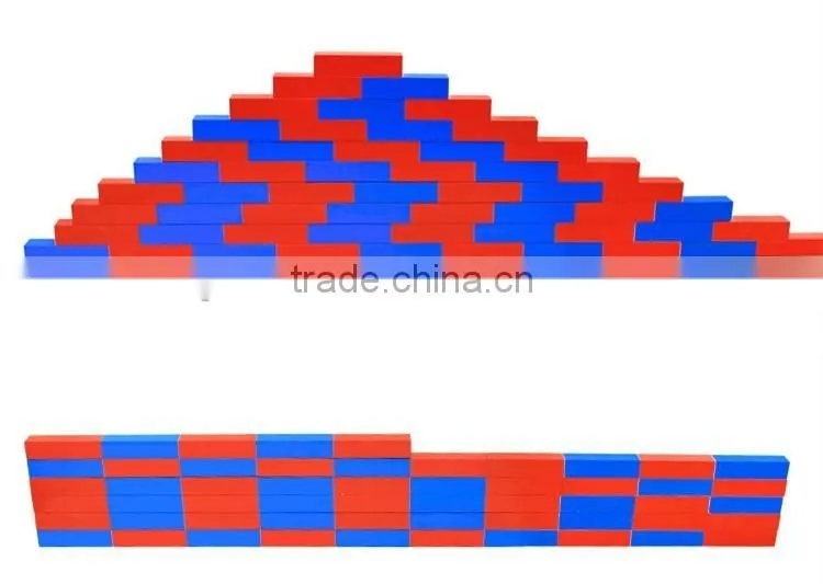 Kindergarten teaching materials montessori sensorial wooden toys