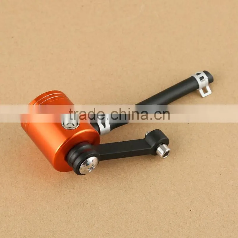 Orange Front Brake Clutch Tank Cylinder Fluid Oil Reservoir For Triumph Yamaha