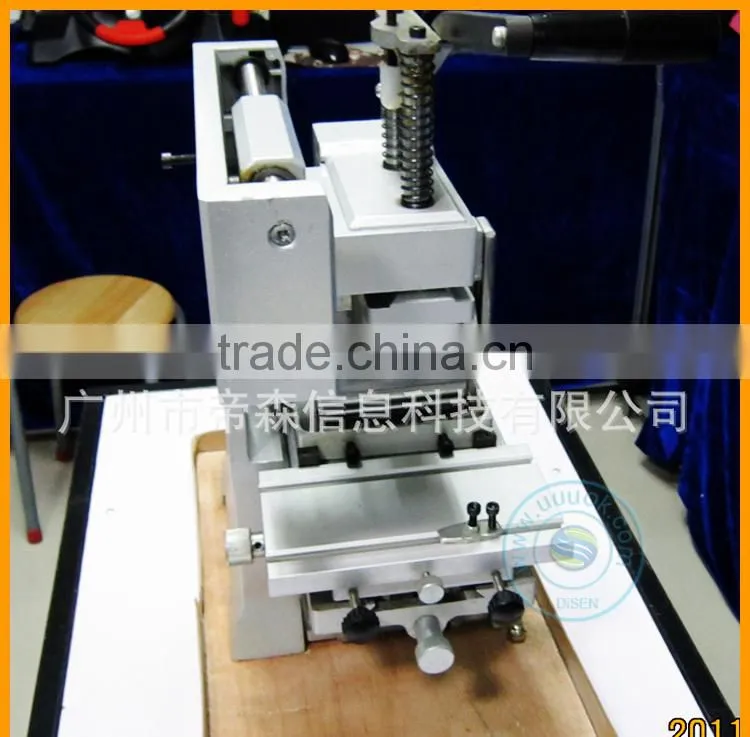 Tabletop one color manual pad printer