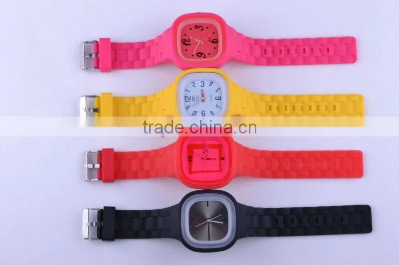 Charm healthy graceful harmless non toxic silicone wristwatch