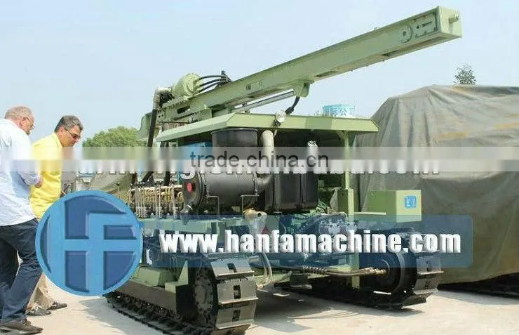 Blasting hole drilling!!! HF100YA2 Crawler DTH Blast Hole Drilling Rig