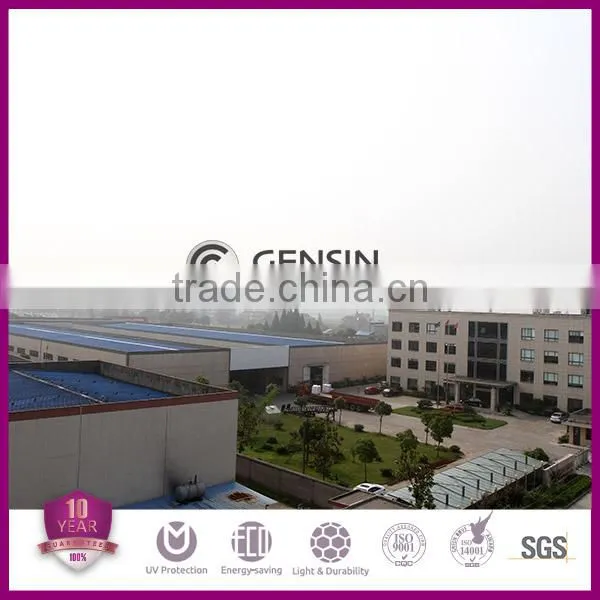 Transparent 8-wall multiwall polycarbonate sheet