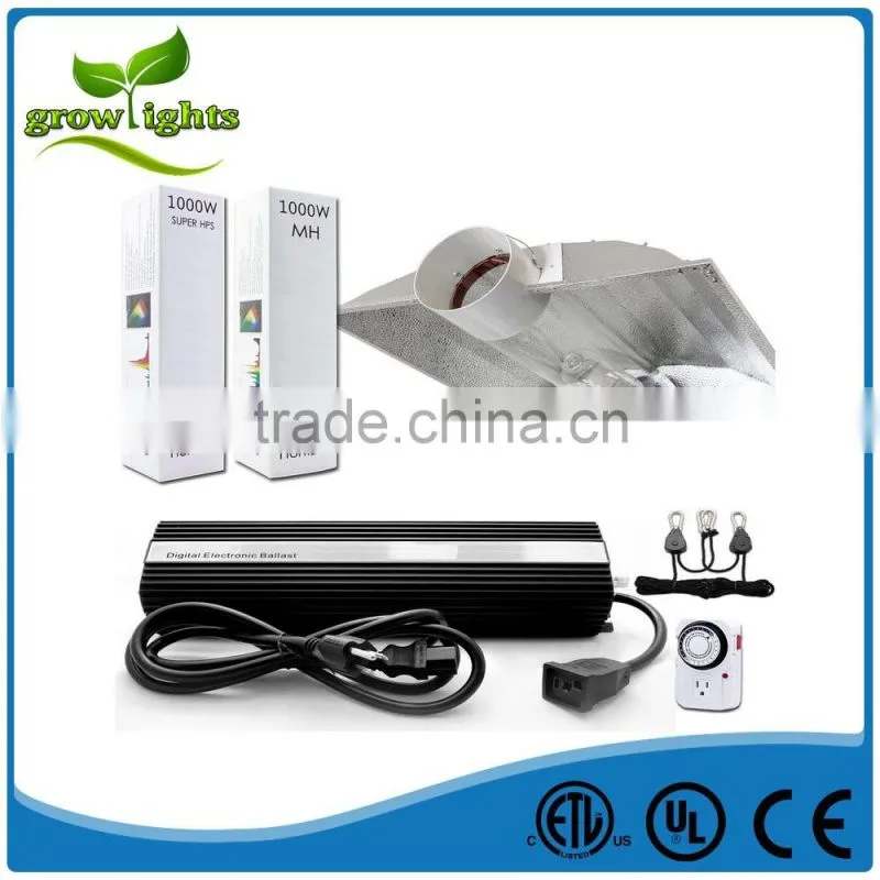 250w 400w 600w 1000w watt HPS MH Grow Light System Kit Dimm Green House