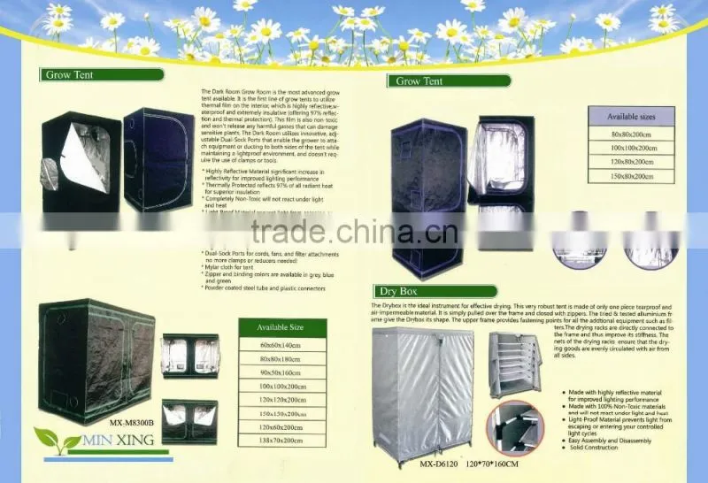 High Quality Hydroponic Large Grow Tents