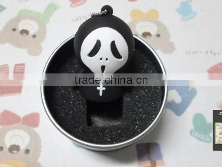 Ghost cartoon mini usb flash drive shell