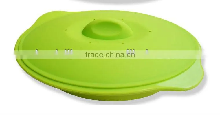 FDA & LFGB Baby Products Silicone heated bowl with Handle #