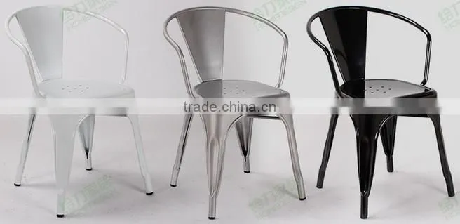 Vintage iron dining chair with home & garden