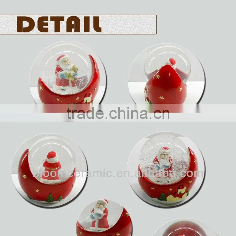 2015 Christmas decorative cute snow globe