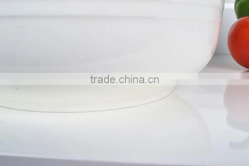 8"Porcelain saucepot suitable for microwave with glass lid